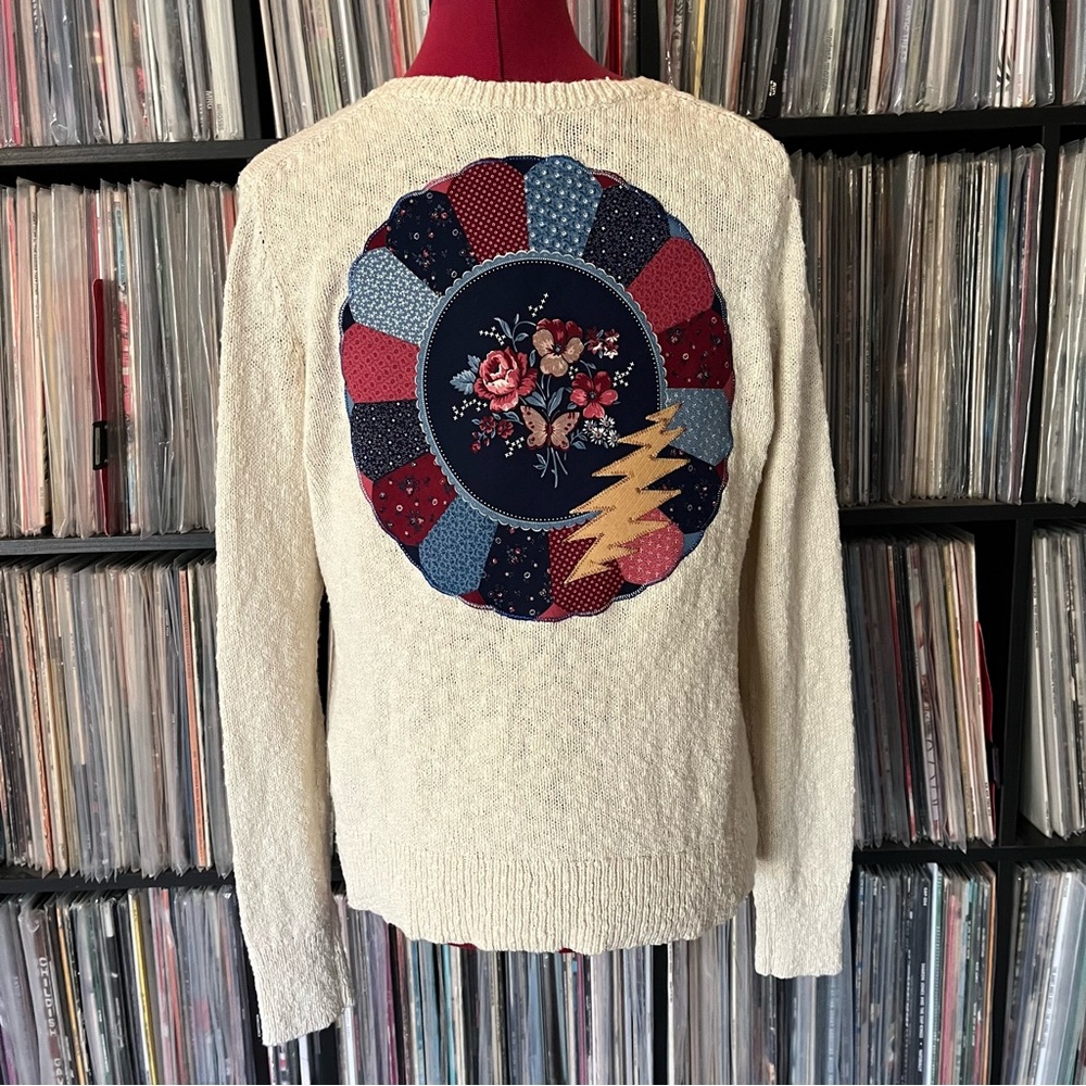 Grateful Mandala Dead Quilt Block Patchwork Steal… - image 2